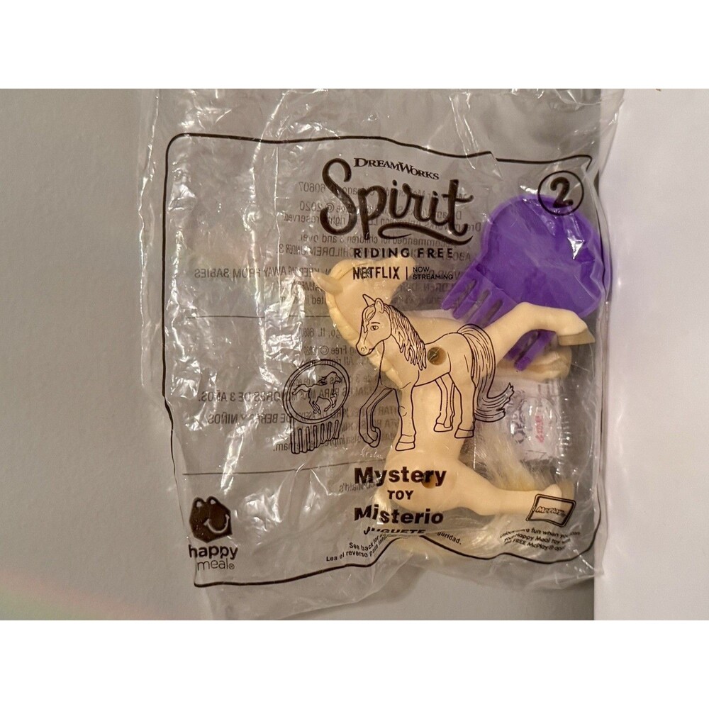 Kid's Toy: McDonald's DreamWorks Happy Meal Spirit Horse Figure Toy #2 Sealed